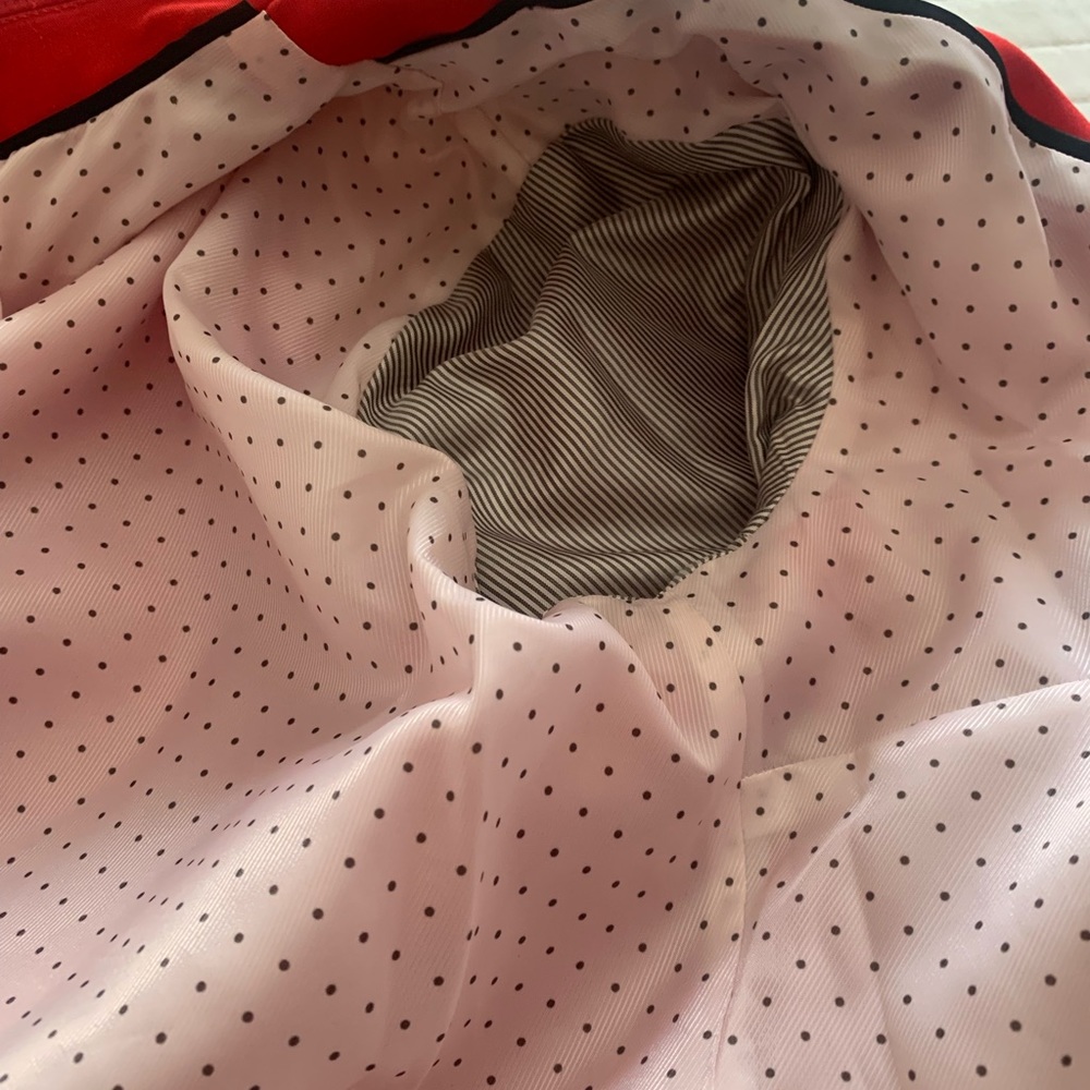 Express Red Single-Button Blazer - Picture 10 of 15